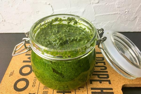 西餐罗勒酱的做法，意大利罗勒青酱