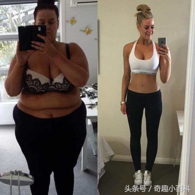 励志背景图/南风/越努力越幸运，越努力越幸运的背景图（一组减肥前后对比照片）