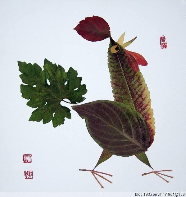 树叶贴画简单又好看，简单好看树叶贴画方法（同样捡树叶帮孩子做作业）