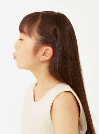 10岁小姑娘发型图片
