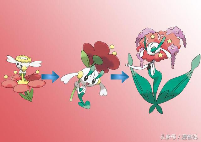 百合根娃娃进化(由萝莉形象一步步变为成熟少女形象的神奇宝贝)