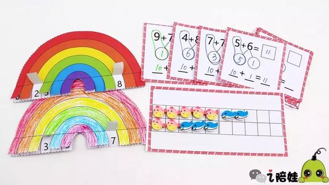幼儿园大班凑十法怎么教简单，如何教幼儿园的小朋友凑十法的算法（能顺利掌握10以上的加法）