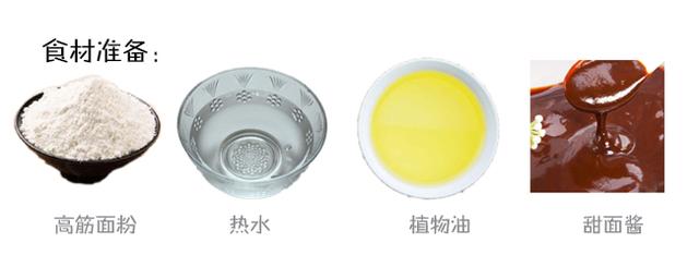 老北京春饼做法和配方，把菜和饼蘸着甜面酱一卷