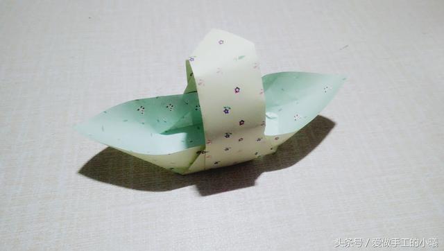 折篮子简单方法，折篮子简单方法图解（清新的小篮子折纸）