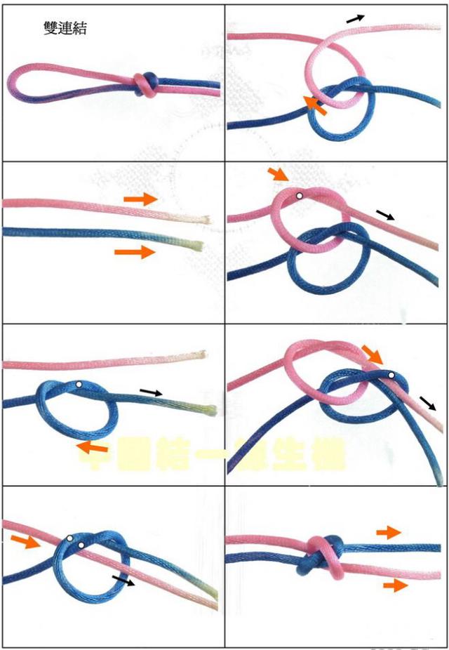 蛇结的编织方法教程，简易蛇结编织教程（双联结的几种编法教程大全附蛇结教程）