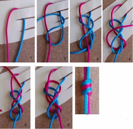 蛇结的编织方法教程，简易蛇结编织教程（双联结的几种编法教程大全附蛇结教程）
