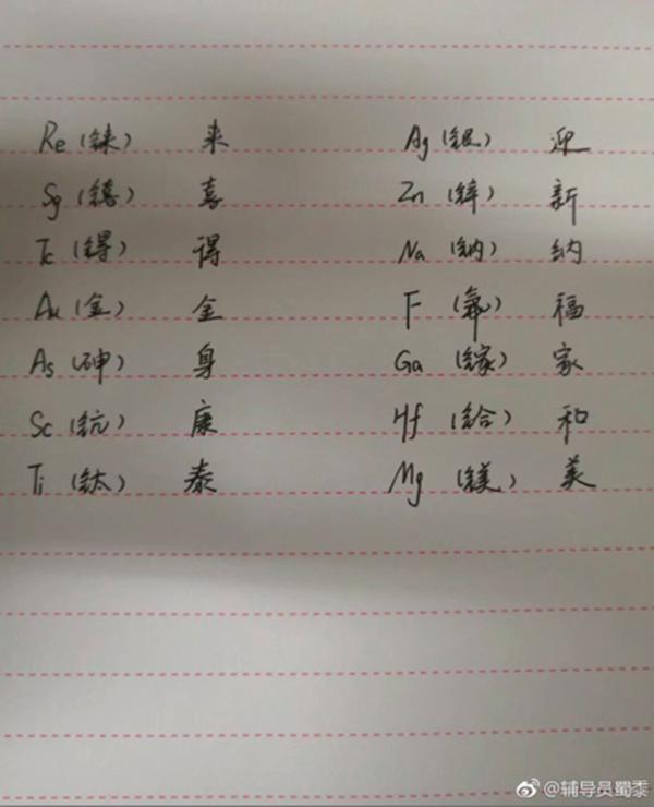 卞什么意思解释，卞字笔画笔顺（江苏一大学生用化学元素拼写春联）