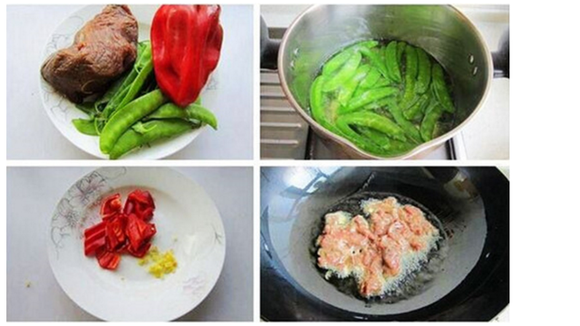 蒜香荷兰豆炒牛肉的做法步骤，牛肉炒荷兰豆图片（荷兰豆炒牛肉的做法）