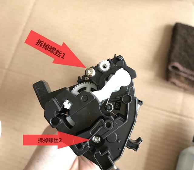 惠普打印机加碳粉打印机加墨粉步骤图解m132nw打印机粉盒加粉教程