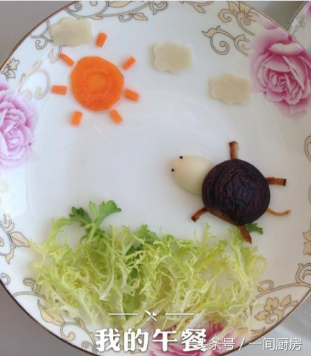 兔兔饭团。，是团兔子系列（给孩子做的“龟兔赛跑饭团”图片）