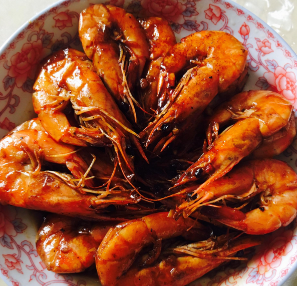 焖开背大虾教程，自制卤水做的油焖大虾