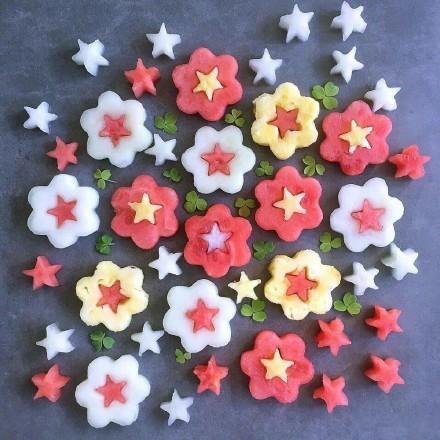 果盘摆盘花样图片大全，疯狂的水果（春节餐桌上的“点睛之笔”）
