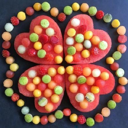 果盘摆盘花样图片大全，疯狂的水果（春节餐桌上的“点睛之笔”）