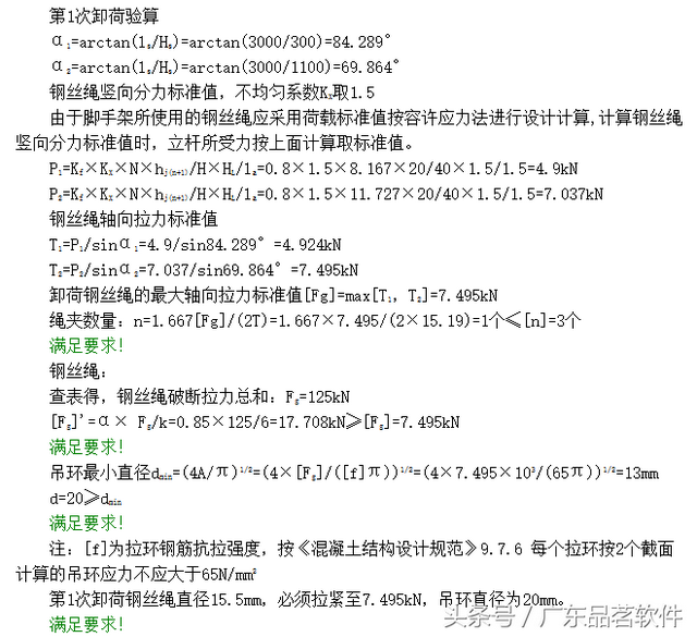 脚手架卸荷有哪几种方式，脚手架钢丝绳卸荷（脚手架工程卸荷设置方法与参数示例）
