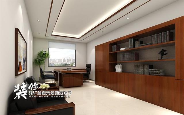 经理办公室效果图设计，经理办公室效果图_办公室装修效果图案例（办公室装修效果图-经理室）