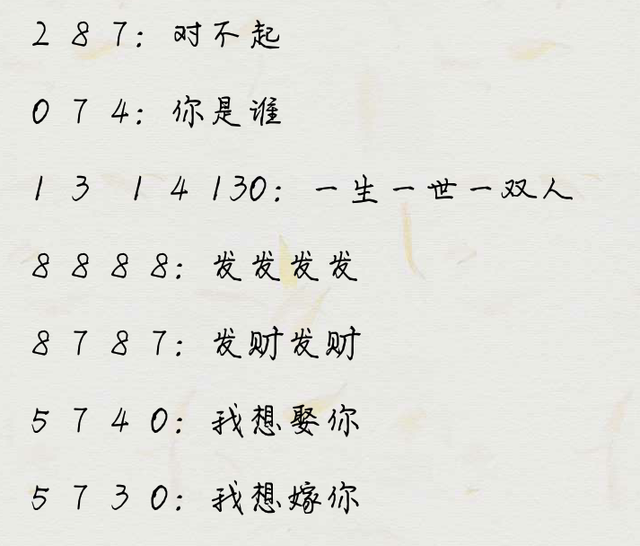 数字代表的爱情含义，转账数字代表的爱情含义（数字表达的意思你知道多少）