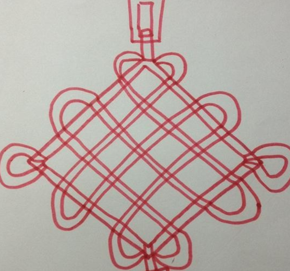 求中国结简笔画的画法！，中国结简笔画教程（简笔画分解教程即将上线）