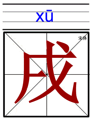 戎怎么读组词，“戍、戊、戌、戎”这些相似字