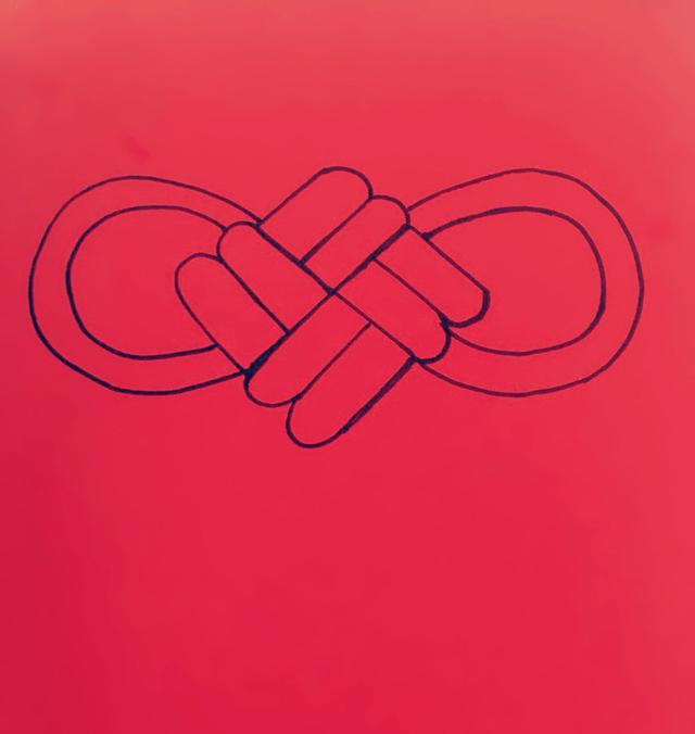 中国结简笔画，中国结简笔画法（简单又漂亮中国结画法图解）