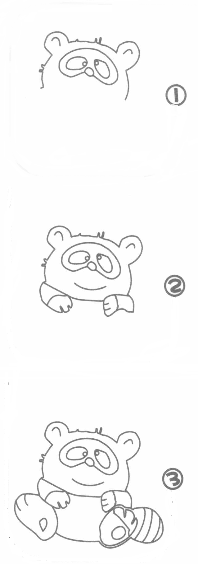 卡通狼的简笔画怎么画呢，狼简笔画卡通图片（智慧育儿狼、狐狸、浣熊简笔画）