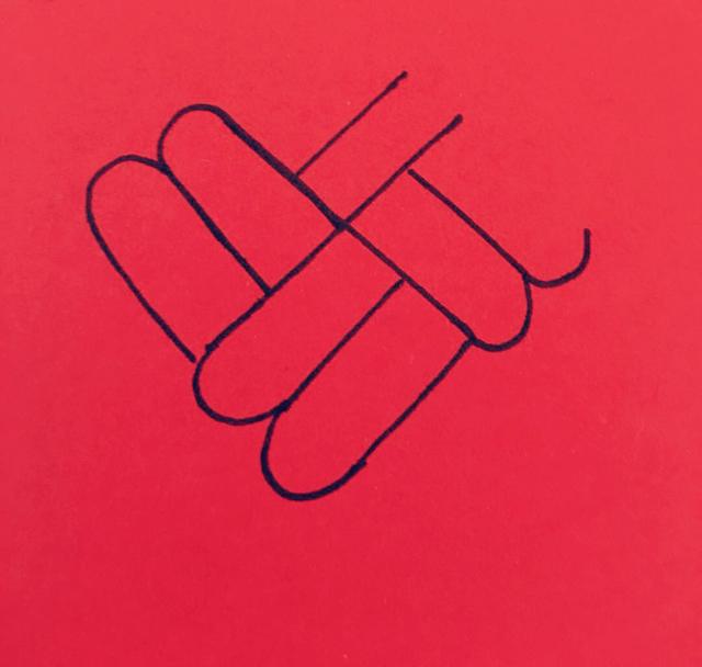 中国结简笔画，中国结简笔画法（简单又漂亮中国结画法图解）