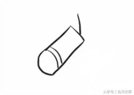 如何画鞭炮简单漂亮，一分钟画串鞭炮