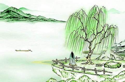 他的咏柳诗堪称一绝，年老回乡又写下流传千古的诗篇