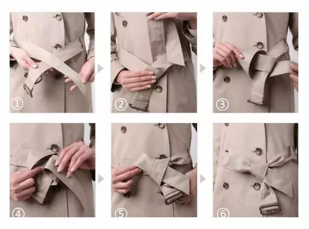 风衣腰带系法6种，腰带系法6种（别让一个结拉低你的美感）