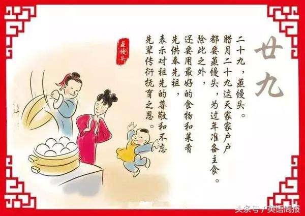 贴春联用英语怎么说，贴对联的英语是啥（过年年俗的一些英文表达）