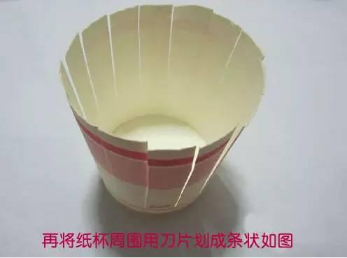 废旧纸杯再利用——灯笼的制作，废物利用纸杯手工制作大全灯笼（美美的纸艺小灯笼~）
