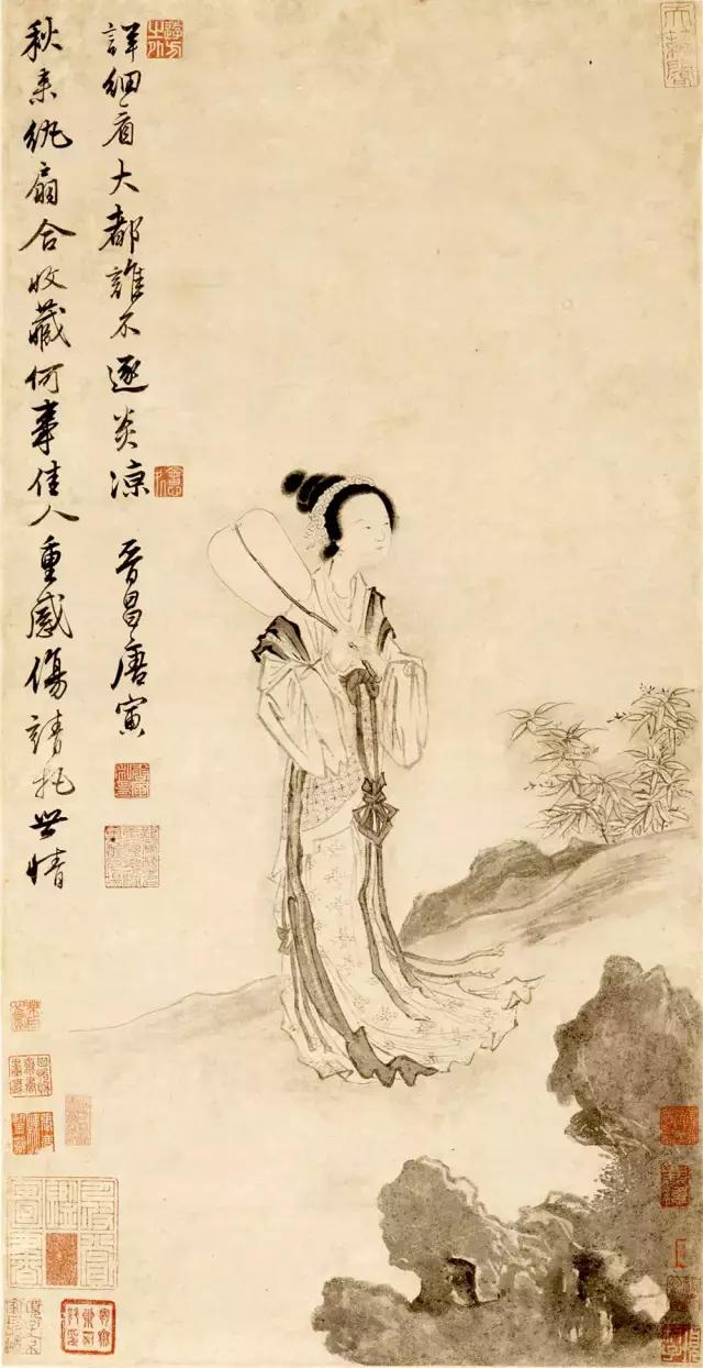 世界名画人物图片，世界名画人物图片大全 作品（藏在世界各地的中国古代仕女图）