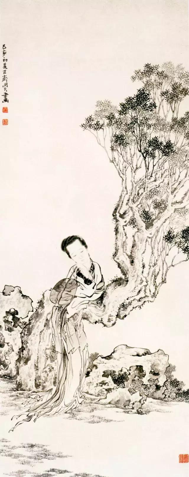 世界名画人物图片，世界名画人物图片大全 作品（藏在世界各地的中国古代仕女图）