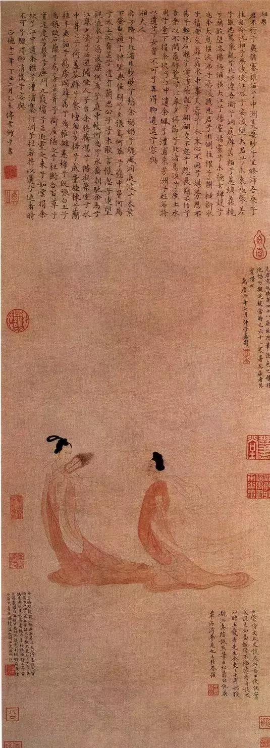 世界名画人物图片，世界名画人物图片大全 作品（藏在世界各地的中国古代仕女图）