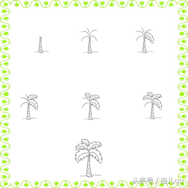 12种树的画法，12种树的画法夏天的树（植树节手抄报素材）