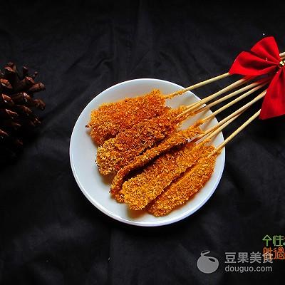 油炸肉串儿怎么做，黄金肉串的做法