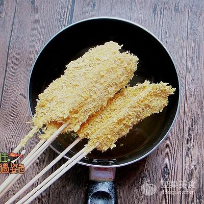 油炸肉串儿怎么做，黄金肉串的做法