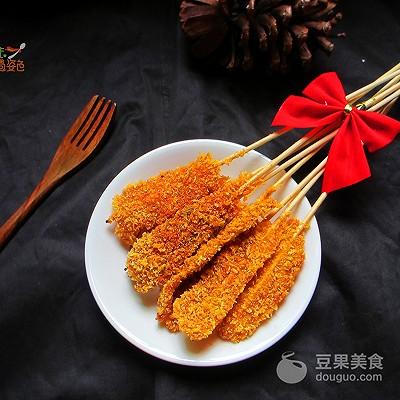 油炸肉串儿怎么做，黄金肉串的做法