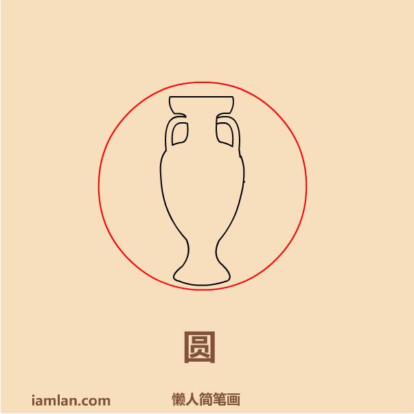 足球简笔画图片，怎样画足球简笔画（懒人如何画2016足球欧洲杯LOGO）