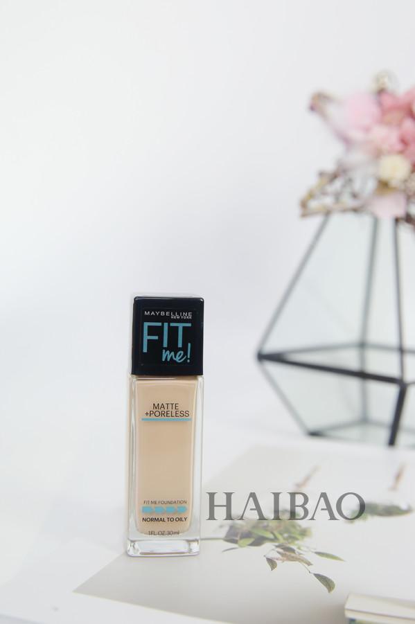 持久又遮瑕的粉底液数它最能打！美宝莲FIT me定制柔雾粉底液评测
