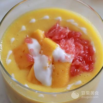 椰子里面的白色果肉可以吃吗，杨枝甘露，自制椰浆版