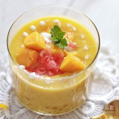 椰子里面的白色果肉可以吃吗，杨枝甘露，自制椰浆版