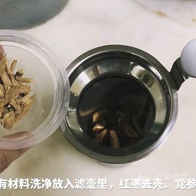 党参泡水喝的方法，气血茶的做法