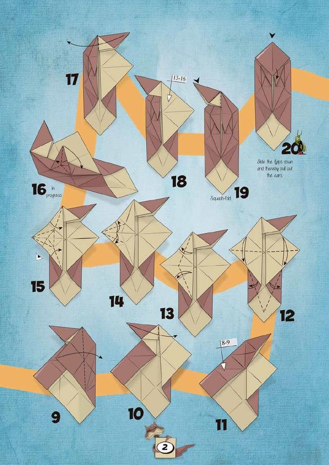 如何做猫咪折纸步骤，如何用纸折猫咪（7.30：折纸的猫）