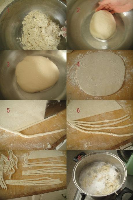 抻面好吃做法，抻面的做法（只四招，就能做出筋斗的抻面）