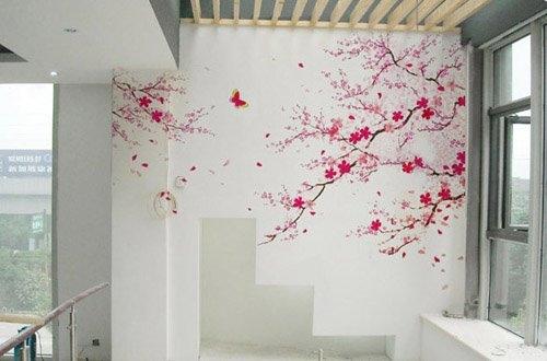 墙面的具体画法，平面图墙的画法（手绘墙画制作方法及步骤-家居小窍门）