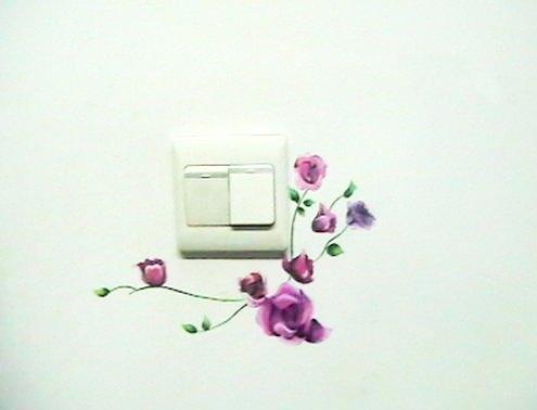 墙面的具体画法，平面图墙的画法（手绘墙画制作方法及步骤-家居小窍门）
