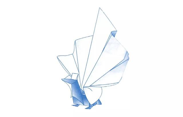 怎样折一只孔雀，怎么折一只美丽的孔雀（教你折一只纸孔雀）