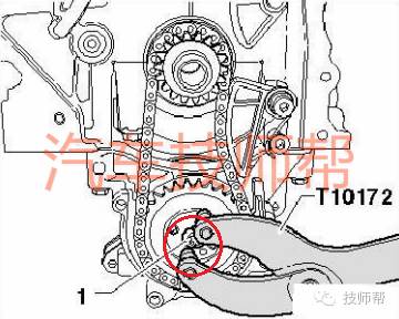 2014款大众速腾正时链安装