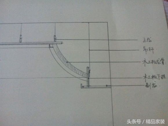 弧形吊顶这样安装50年不开裂，木工师傅的活太好了，赞一个！