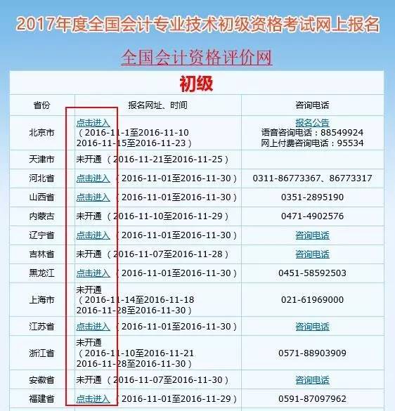 2017年初级会计职称正式开始报名！附详细报名流程！